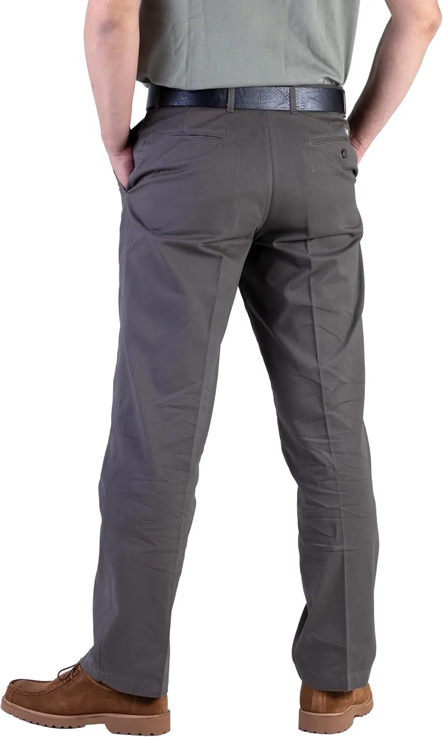 100% Cotton Regular Fit Men's Chino Pants Comfortable and Durable Work Pants, Ideal for Office or Casual Wear