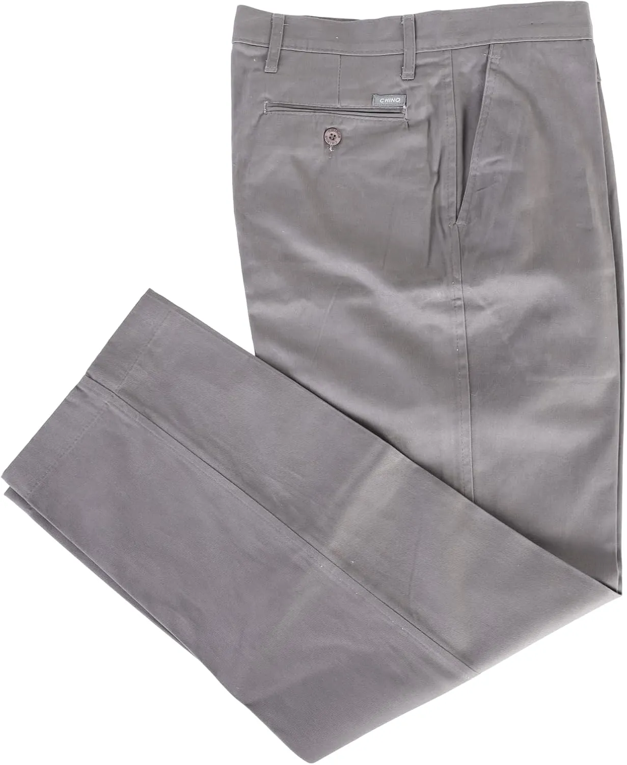 100% Cotton Regular Fit Men's Chino Pants Comfortable and Durable Work Pants, Ideal for Office or Casual Wear