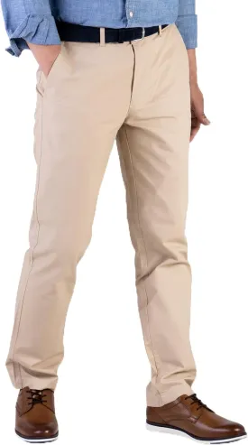 100% Cotton Slim Fit Men's Chino Pants Comfortable and Durable Work Pants, Ideal for Office or Casual Wear