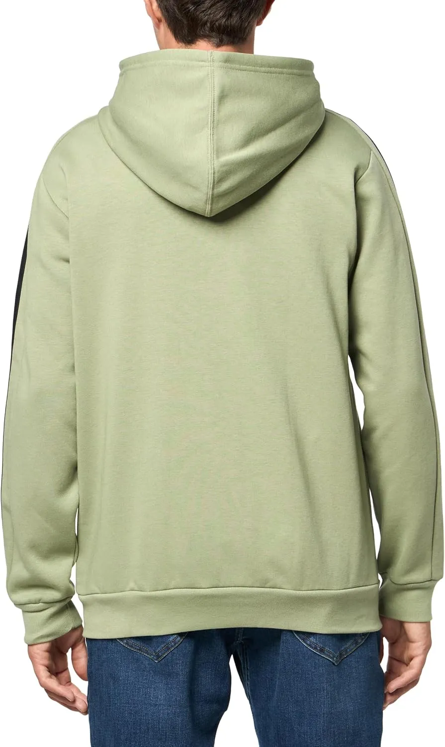 adidas Men's Essentials 3-Stripes Fleece Full-Zip Hoodie