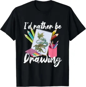 Artistic Drawing Art Sketch Pencil Hobby Draw Artists T-Shirt