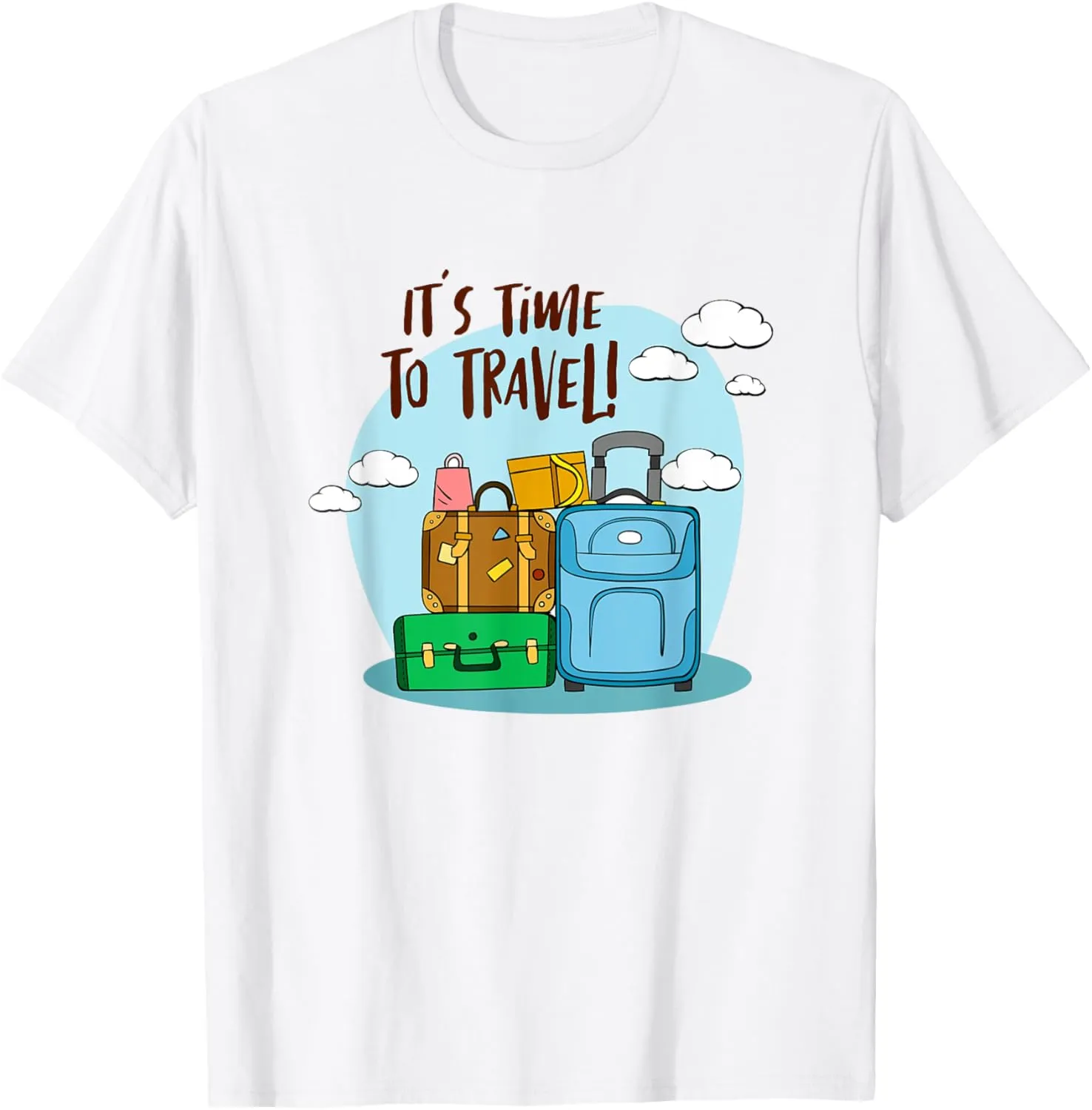 It's Time To Travel Girls Trip Traveler Traveling Adventure T-Shirt