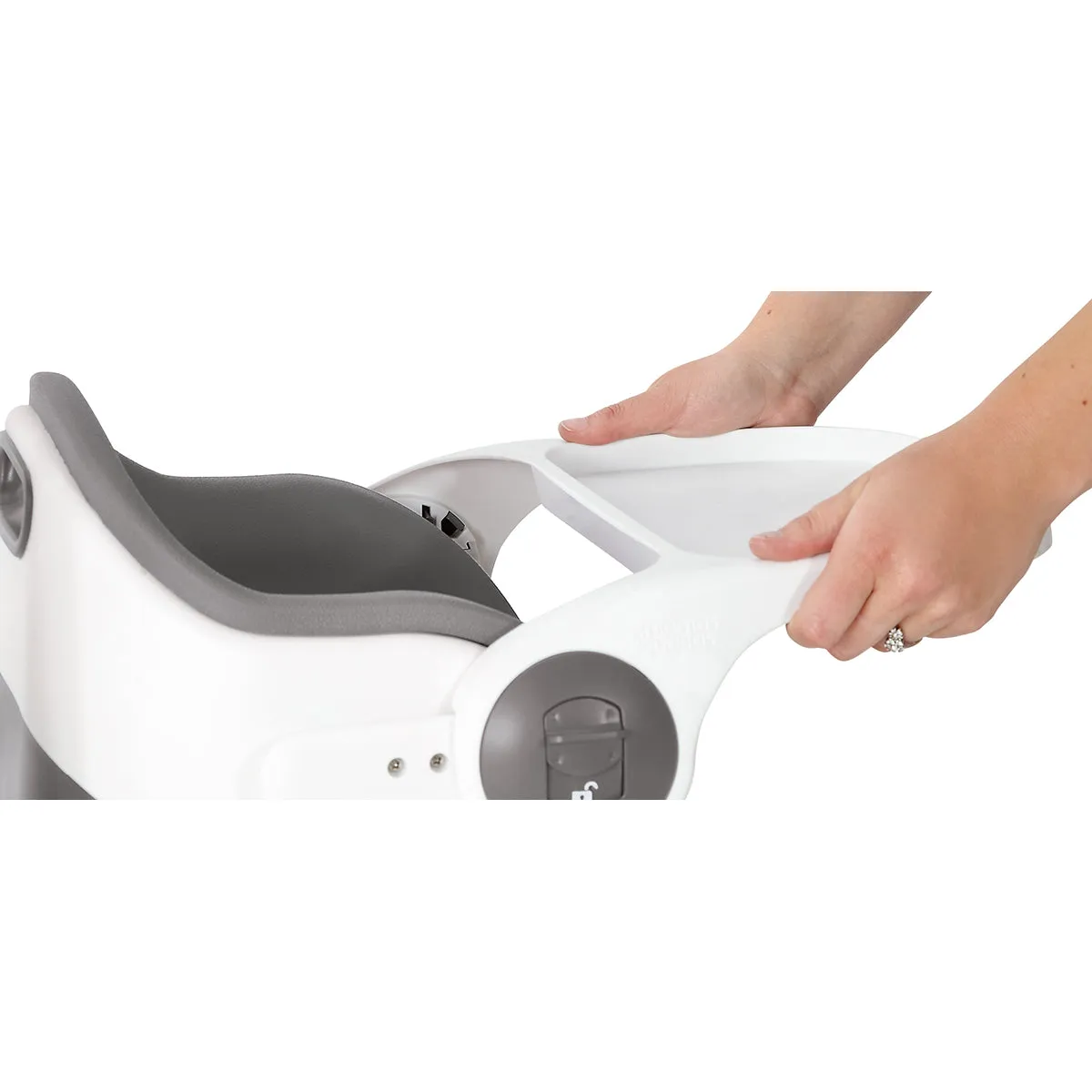Mamas and Papas Bud Booster Seat with Play Tray - Soft Grey**LIMITED TIME OFFER, PLAYTRAY FOR $10**