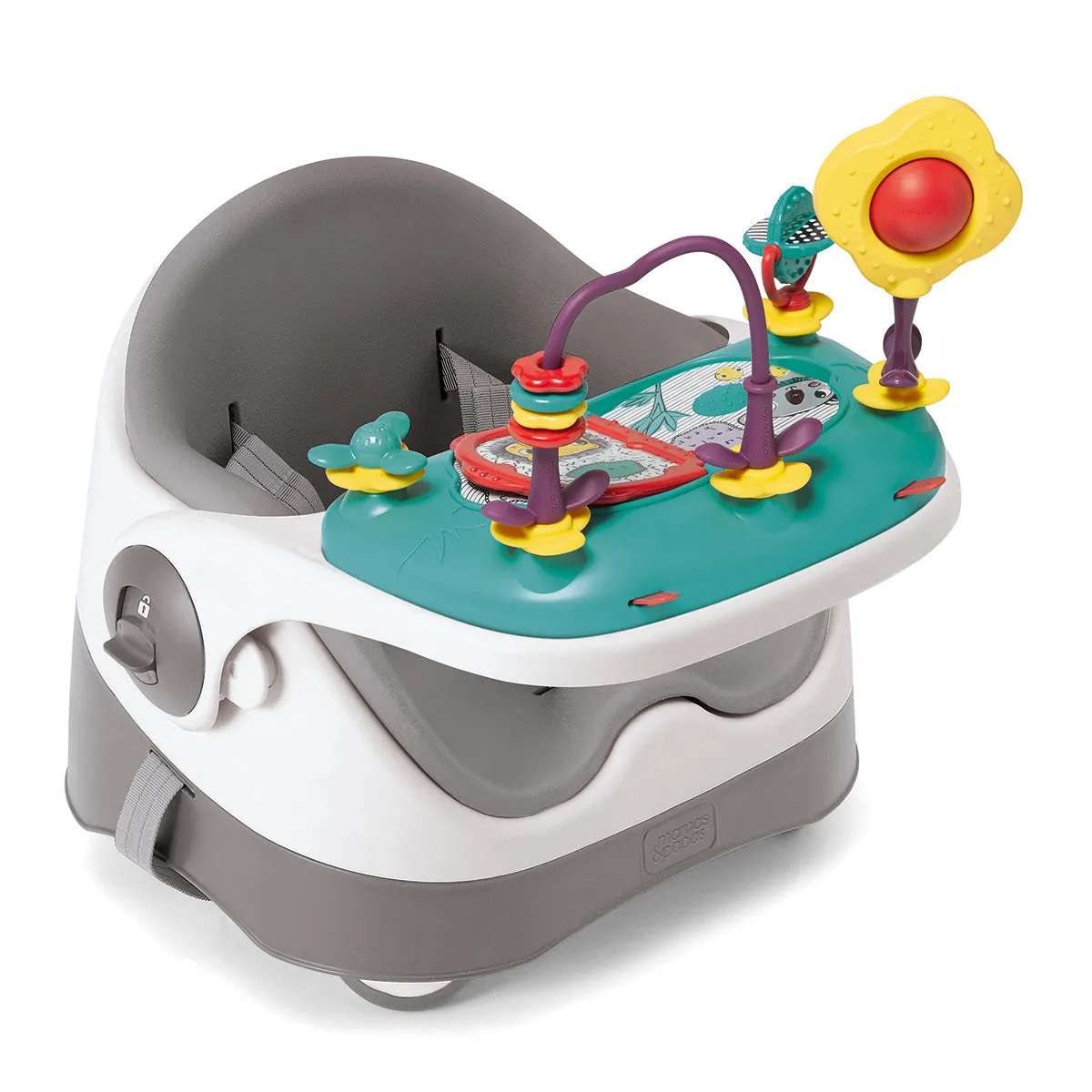 Mamas and Papas Bud Booster Seat with Play Tray - Soft Grey**LIMITED TIME OFFER, PLAYTRAY FOR $10**