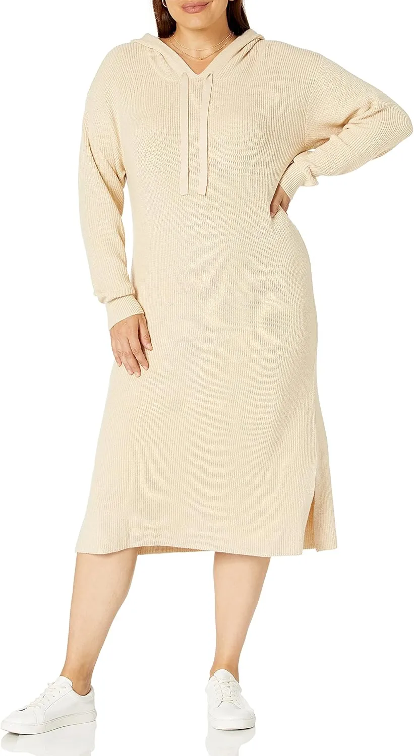 The Drop Women's Claudia Cuddle Hoodie Midi Dress