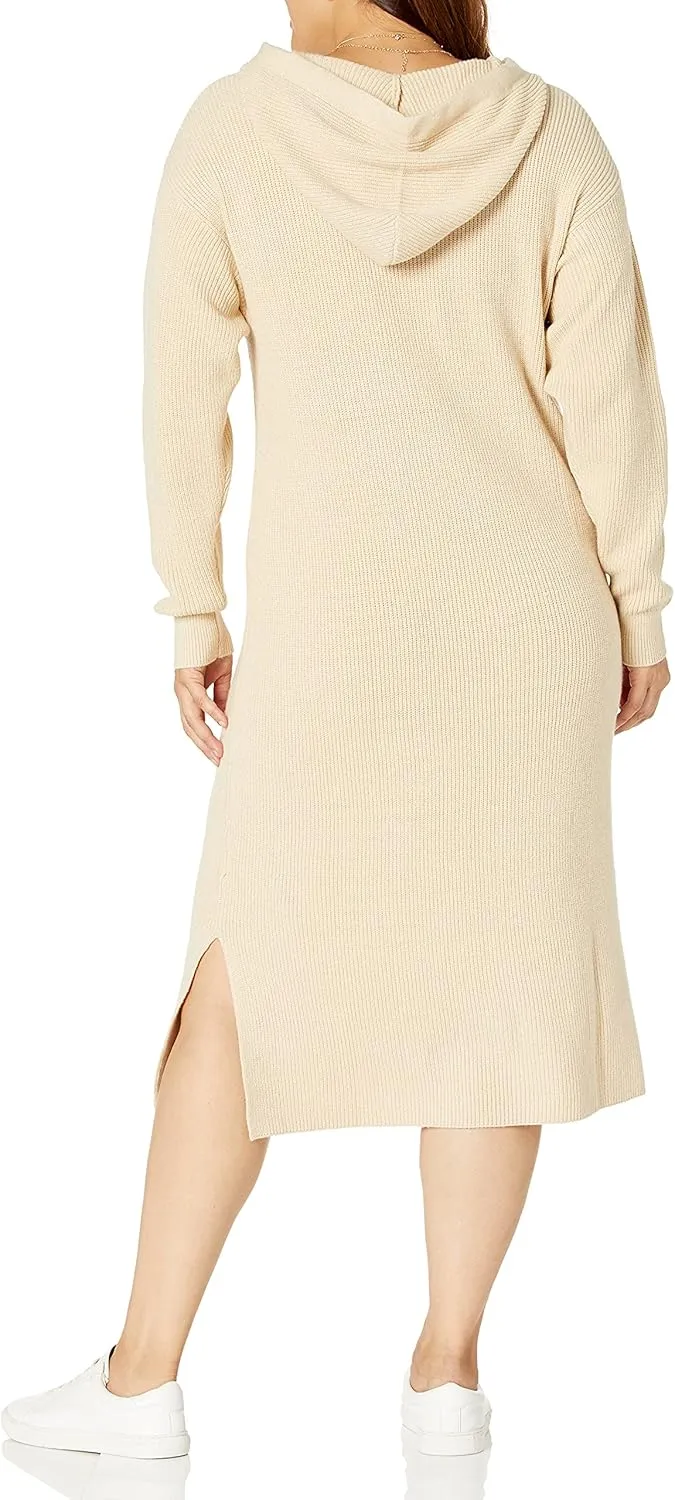 The Drop Women's Claudia Cuddle Hoodie Midi Dress